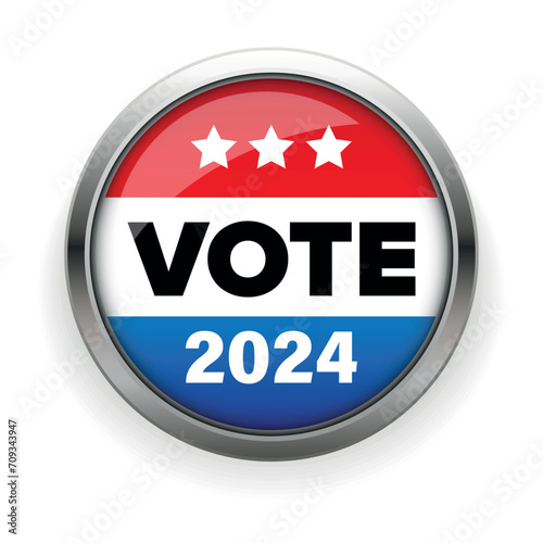 Usa Presidential election Vote badge