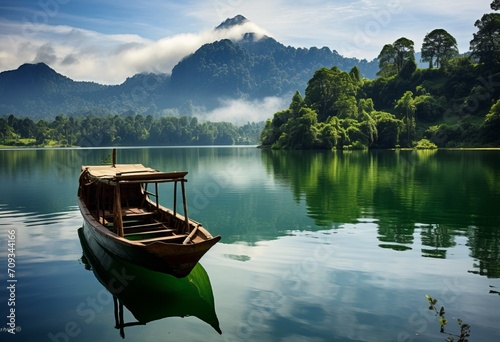 Generative AI image of beautiful Malaysia lake