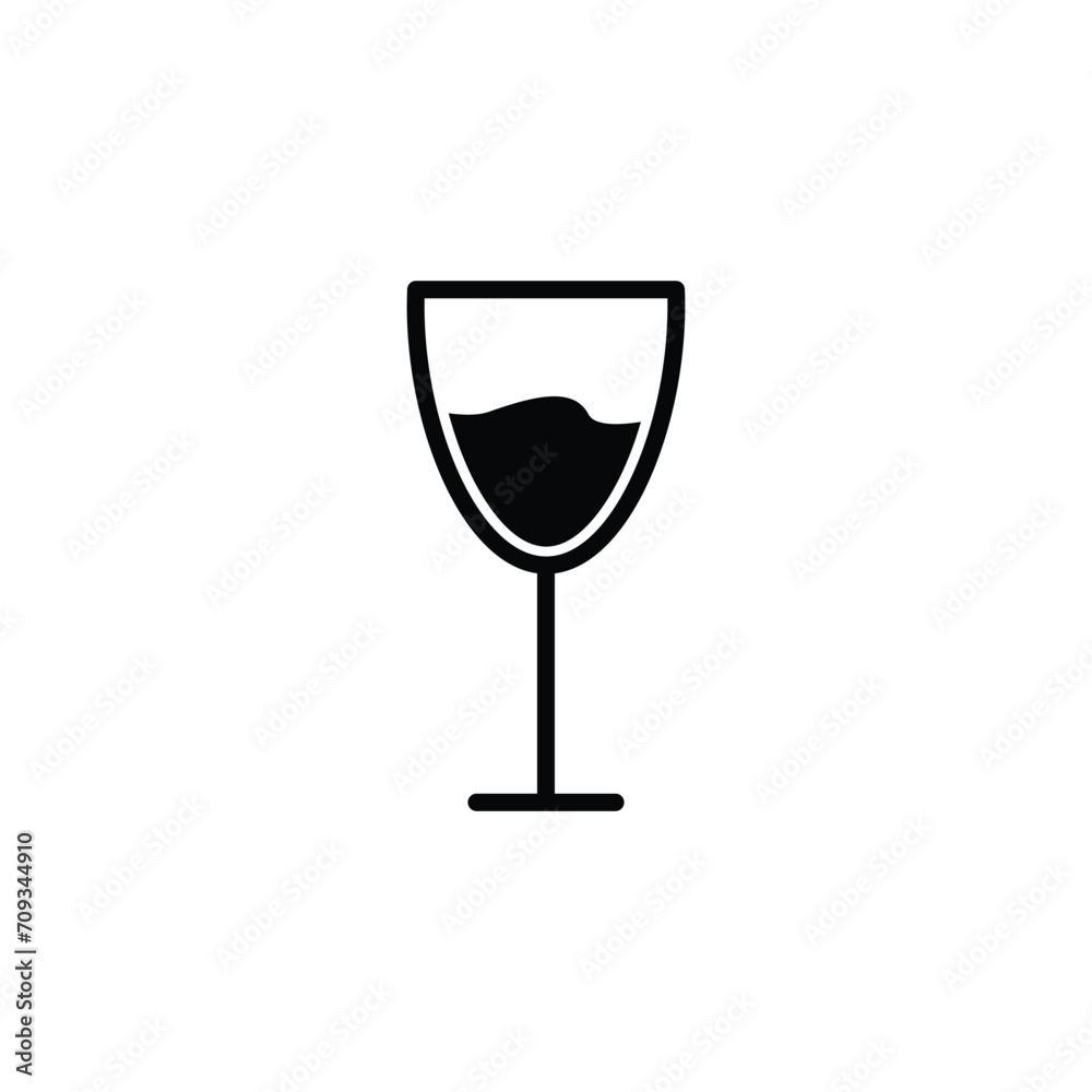 wine glass icon vector wine glass icon vector