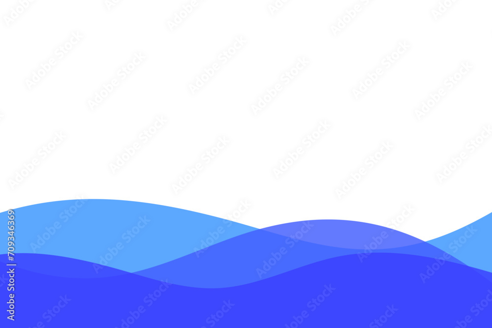 Blue sea waves with dynamic effect and a transparent background Blue sea waves with dynamic effect and a transparent background