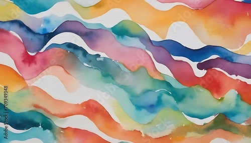 A detail from a colorful abstract watercolor painting