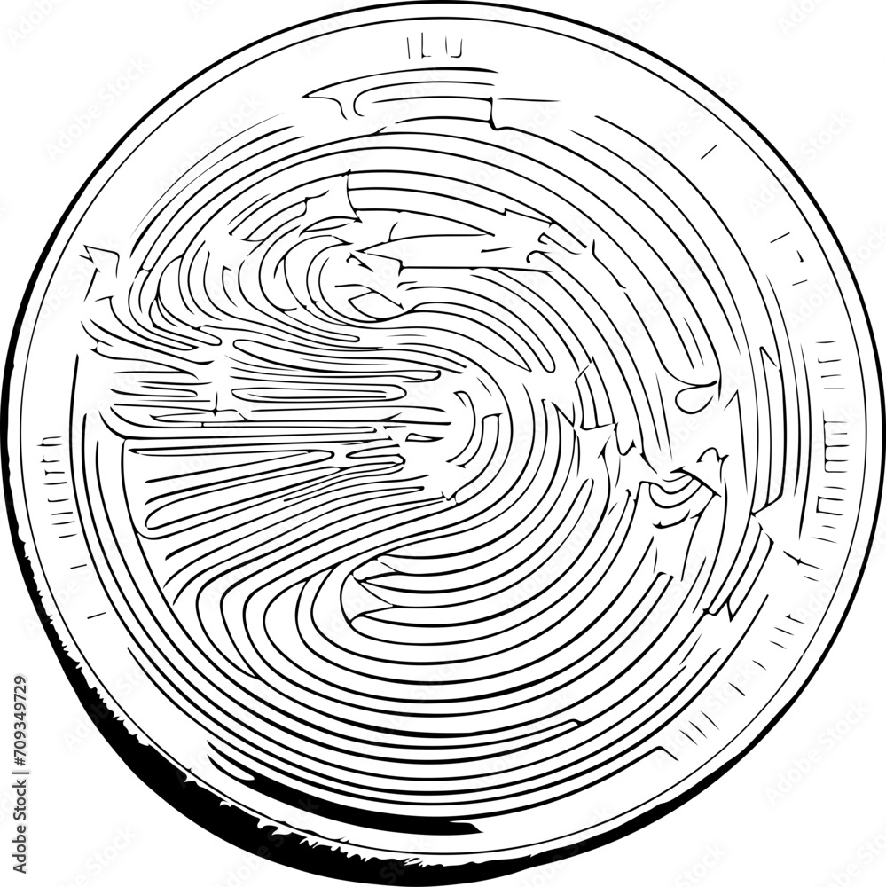 Vektorgrafik von keltischen Knoten Bilderrahmen, schwarz-weiß, modern pompös 