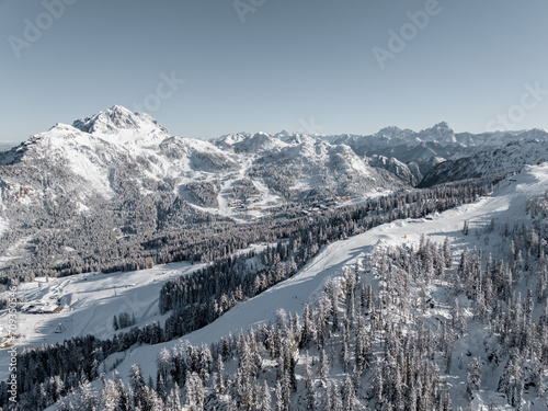 Nassfeld Sonnenalpe, Hermagor Presseggersee, ski resort in austria