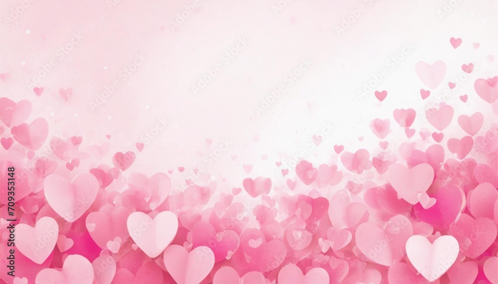 valentine s day pink hearts background