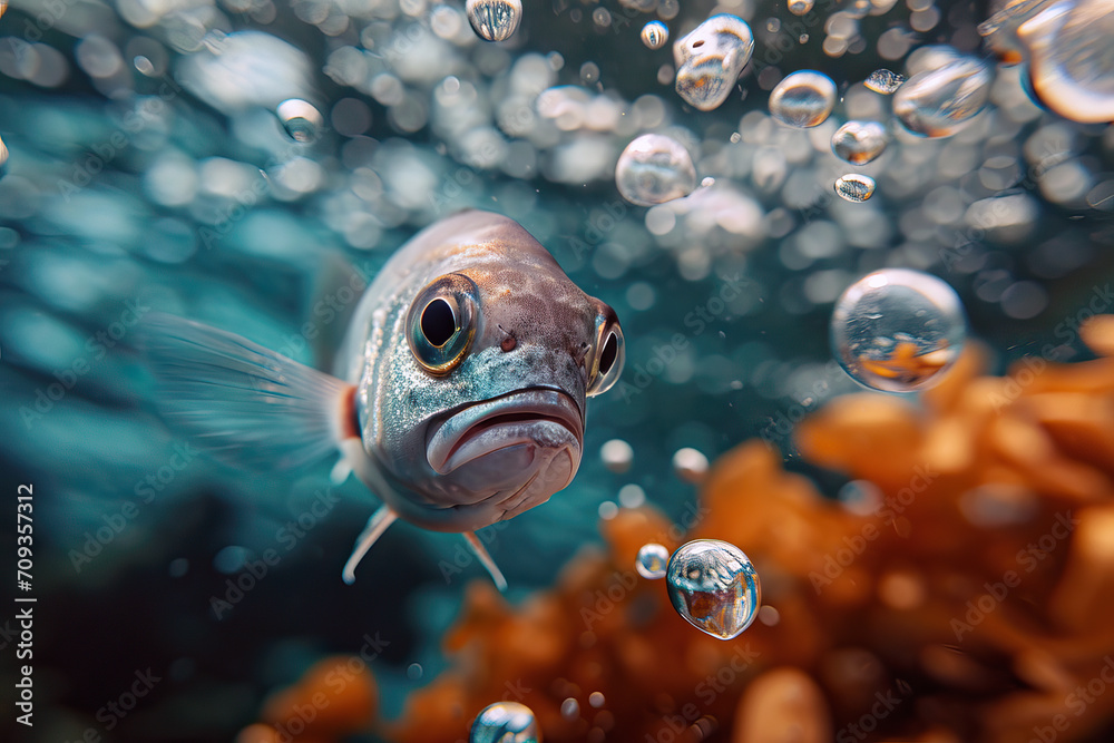 Fish Swimming in Water Fish Swimming in Water