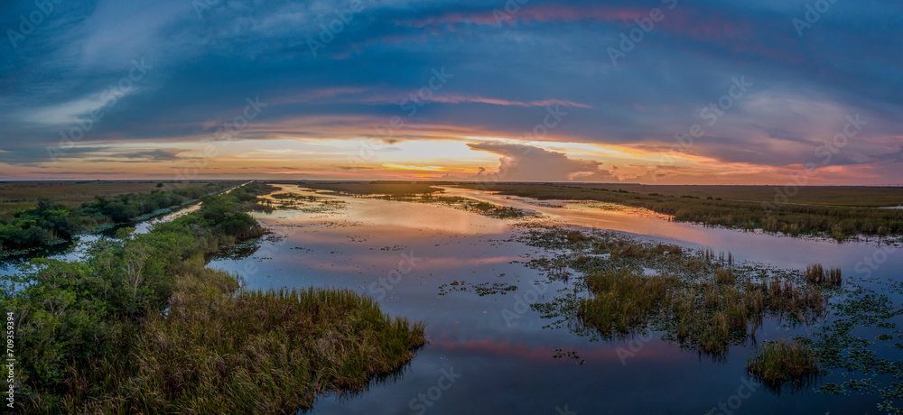 Colors over the Everglades