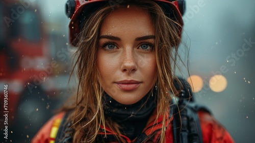 Female Firefighter