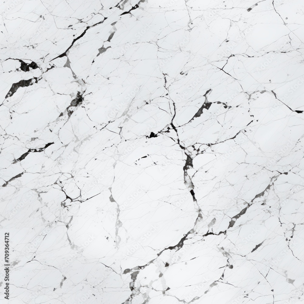 Immaculate and intricate seamless pattern displaying a captivating white marble texture