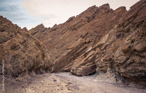 Golden Canyon Formations, Death Valley National Park, Furnace Creek, California