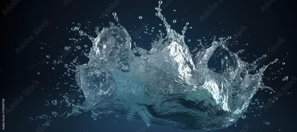 water splash waves, clear, fresh, aqua 17