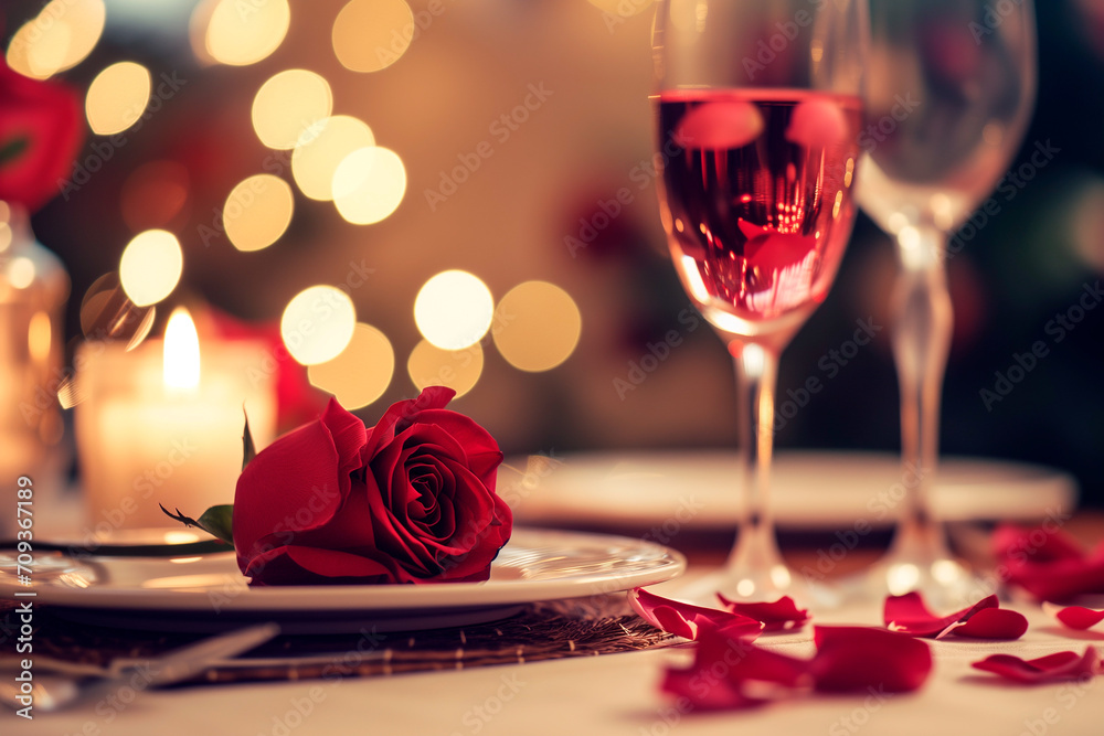 valentine day romantic dinner with two cocktails and candles light valentine day romantic dinner with two cocktails and candles light