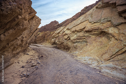 Golden Canyon Colorful Formations, Death Valley National Park, Furnace Creek, California