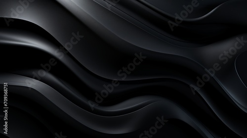 Dynamic and mesmerizing abstract black waved background texture pattern with an artistic touch
