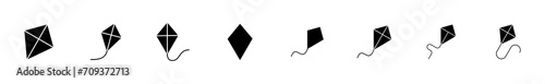 Kite icon set. kite vector icon.