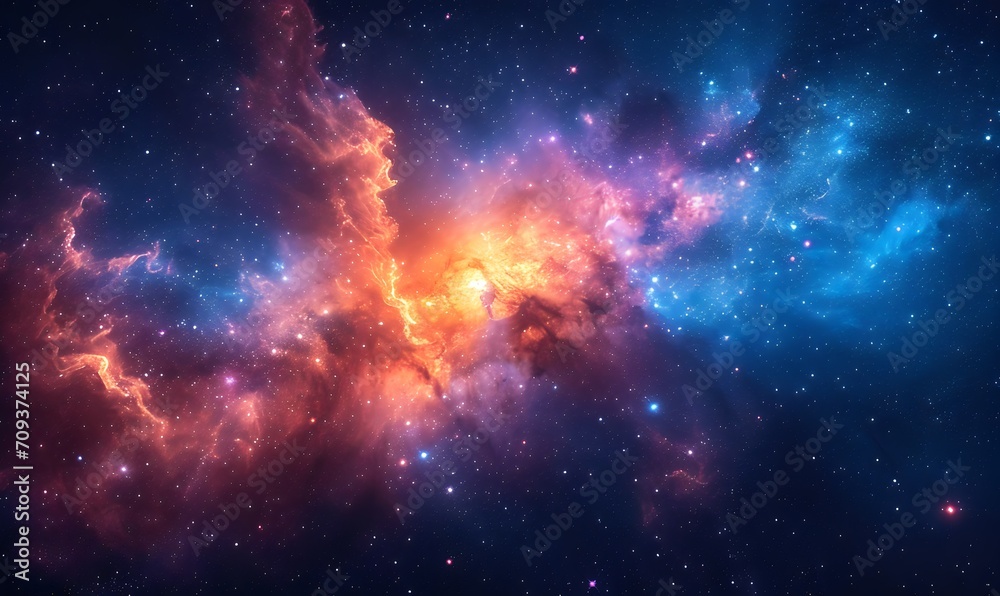 Develop backdrops featuring cosmic elements, stars, and dreamy celestial scenes