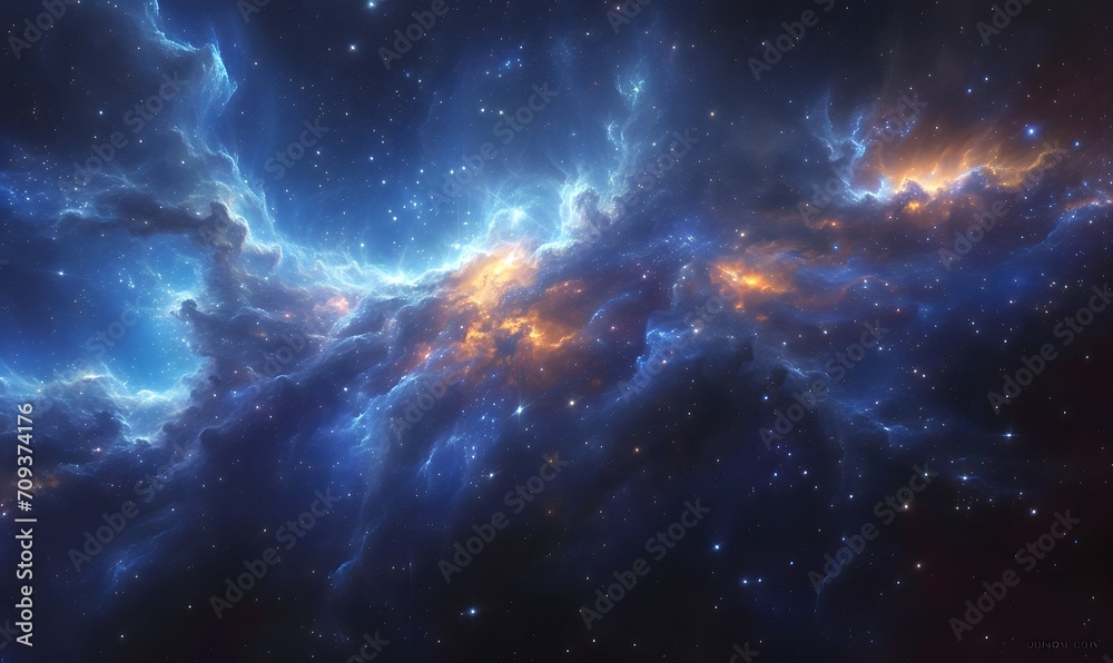 Fototapeta premium Develop backdrops featuring cosmic elements, stars, and dreamy celestial scenes