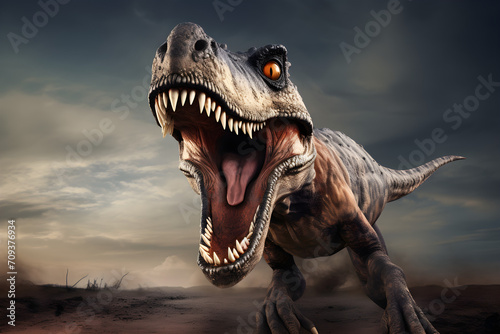 funny studio portrait of dinosaur © Sarah