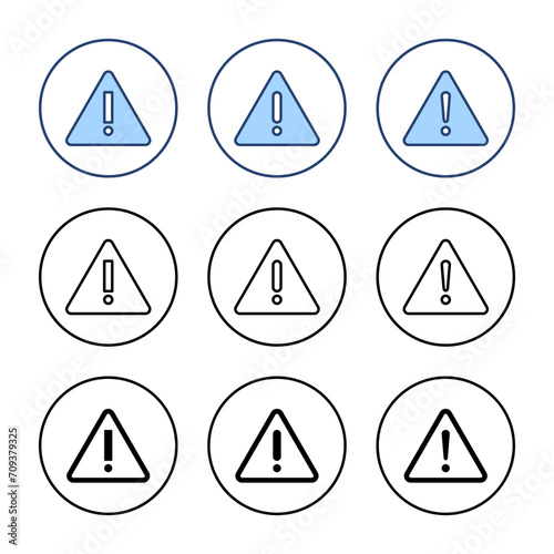 Free Download Exclamation danger icon vector. attention sign and symbol. attention sign - GFXLoad