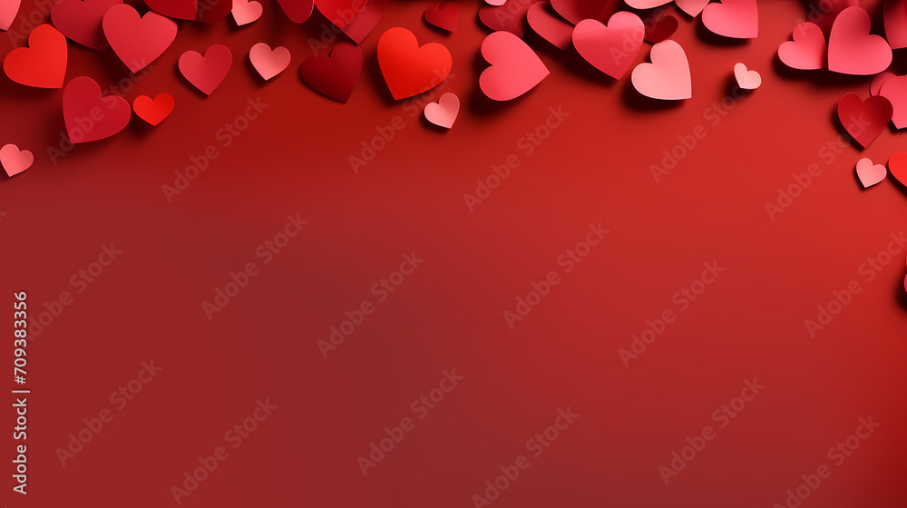 Valentine's Day, love, red heart, Valentine's Day background, wedding background