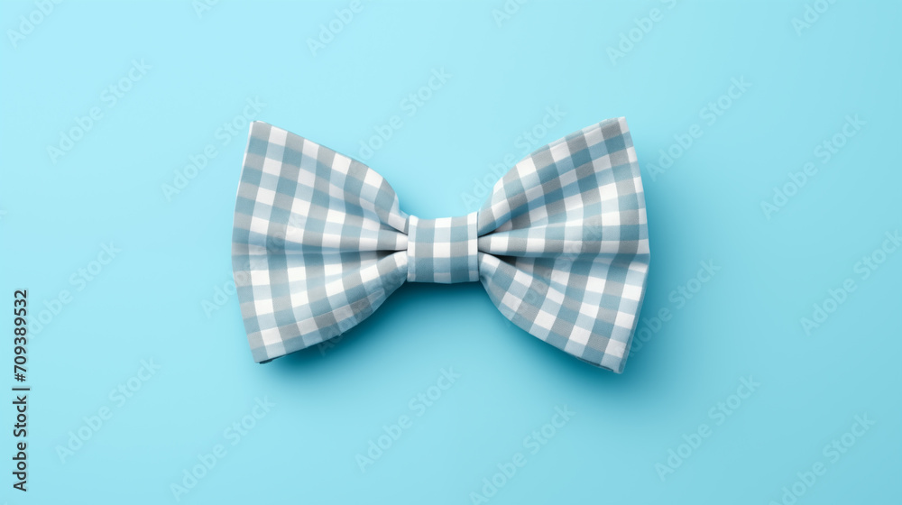 bow tie on blue background bow tie on blue background