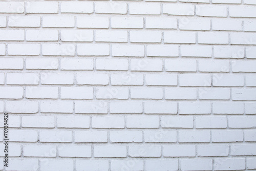 White wall with bricks showing exterior facade architecture
