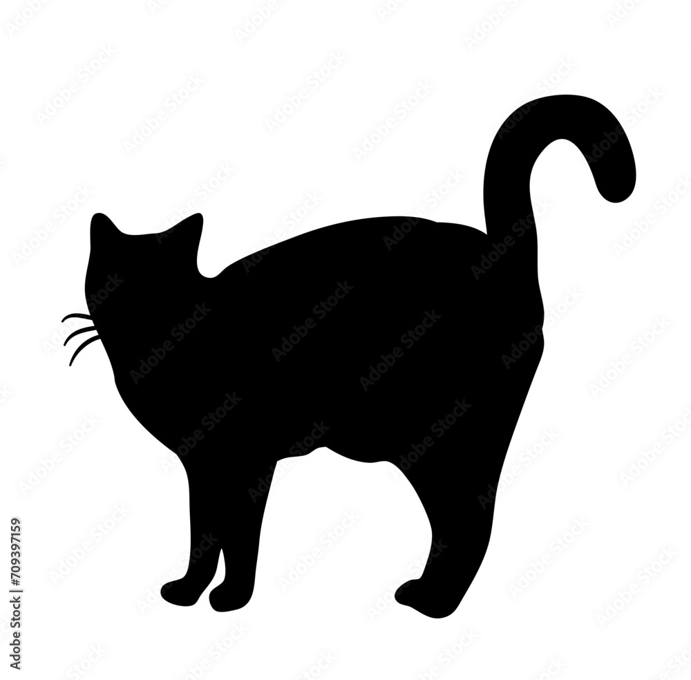 Cat Silhouette Collection Vector 