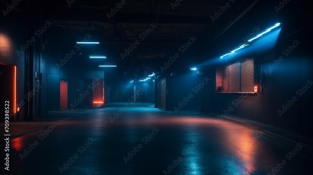 light trails on a tunnel