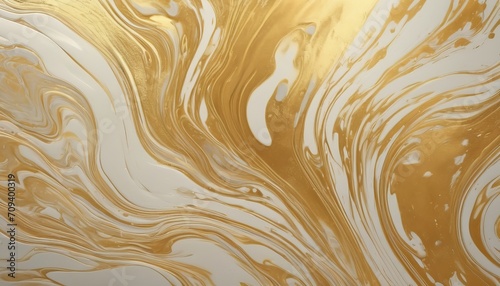 Abstract marble effect background. Golden creative colors. Beautiful paint with added gold-white.