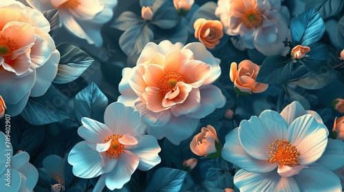 3d wallpaper of beautiful flower background