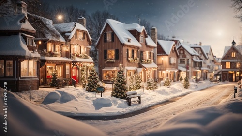 winter in the village