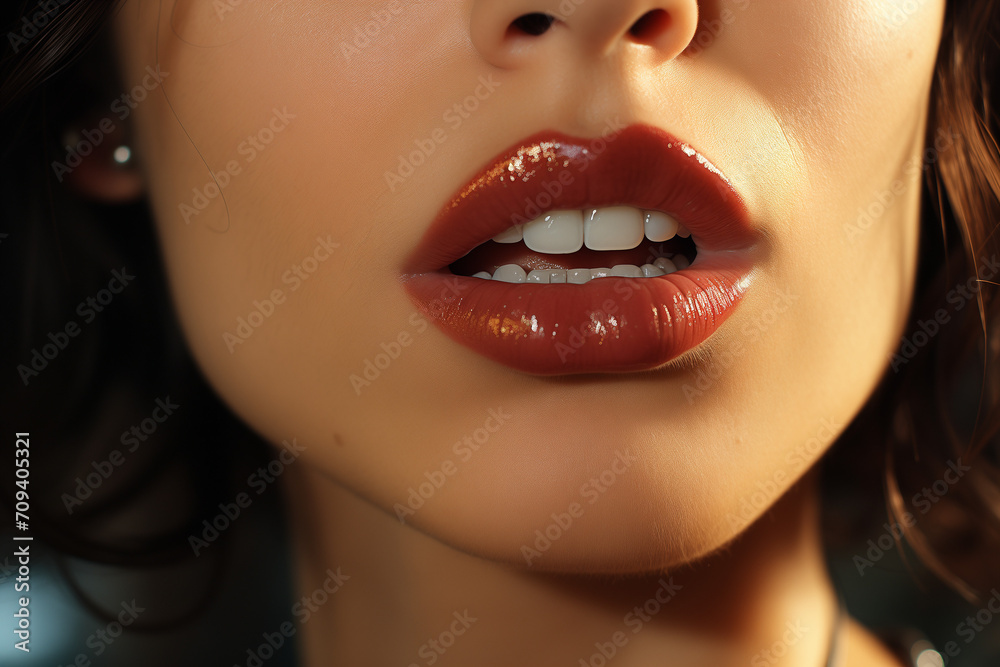 Sensual Carmine Lips, Lips Ablaze in Passionate Carmine, Seeking Kisses for Love-Struck, Passionate Lovers Sensual Carmine Lips, Lips Ablaze in Passionate Carmine, Seeking Kisses for Love-Struck, Passionate Lovers