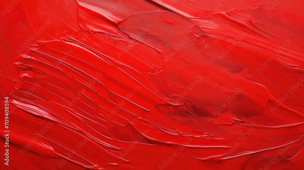 Obraz premium artistic abstract red background illustration design texture, bold vibrant, dynamic energetic artistic abstract red background