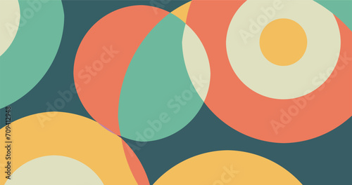abstract colorful vintage retro 70s 80s background