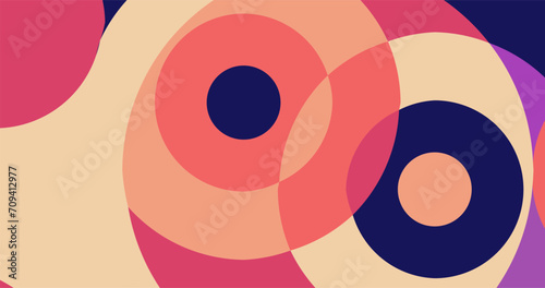 abstract colorful vintage retro 70s 80s background