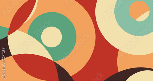 abstract colorful vintage retro 70s 80s background