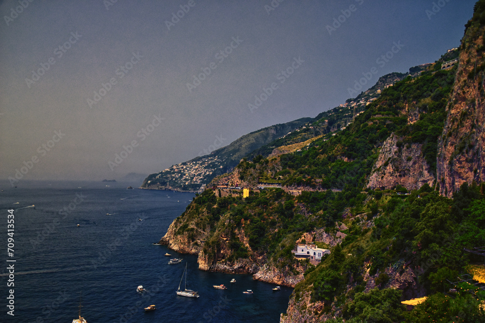 Amalfi Coast, coastline along the southern edge of the Sorrentine Peninsula, Campania region. Italy 2023. Amalfi Coast, coastline along the southern edge of the Sorrentine Peninsula, Campania region. Italy 2023.