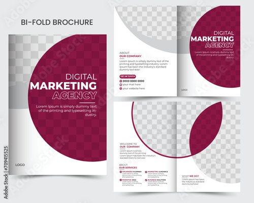 Company Profile Brochure  Editable Layout WIth cover, back and inside pages.a4 format.