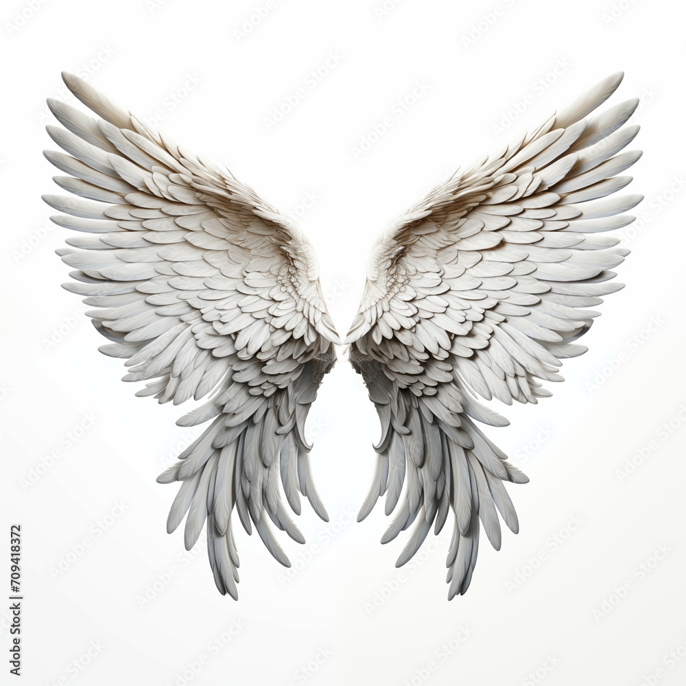 Angel Wings Isolated on white Angel Wings Isolated on white