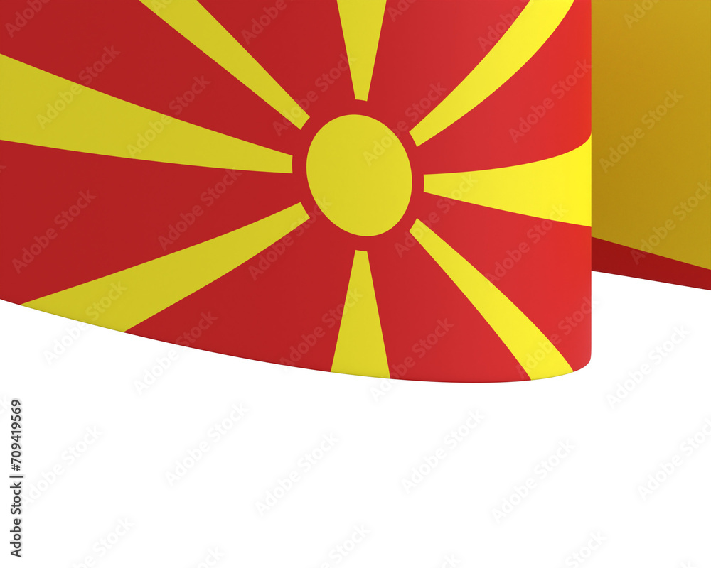 North Macedonia flag element design national independence day banner ribbon png
North Macedonia flag element design national independence day banner ribbon png