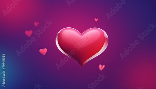 Blurred shiny hearts and lights. pink and red abstract background. Romance and love concept. Valentine's Day background for greeting card, banner, flyer, poster design