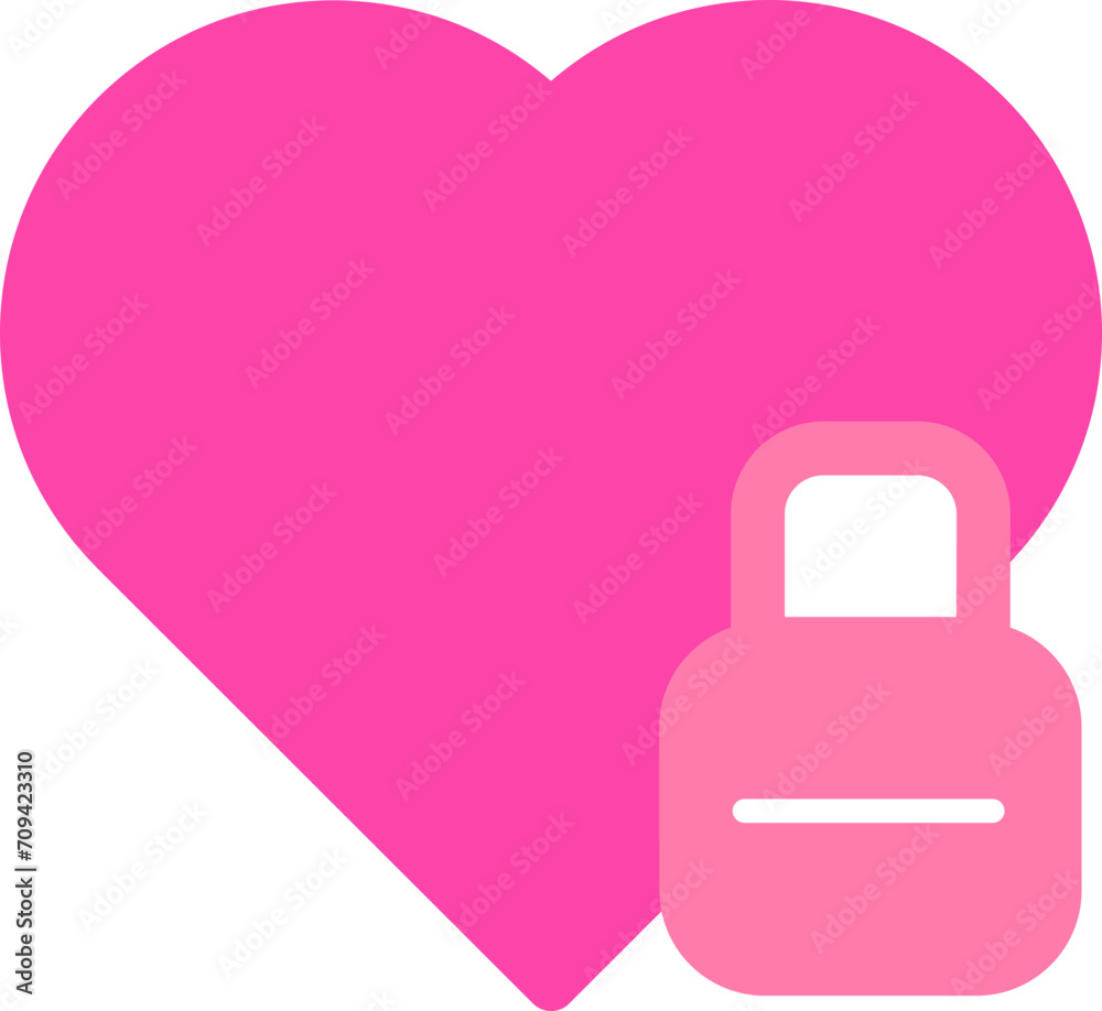 pink love icon for valentine day pink love icon for valentine day