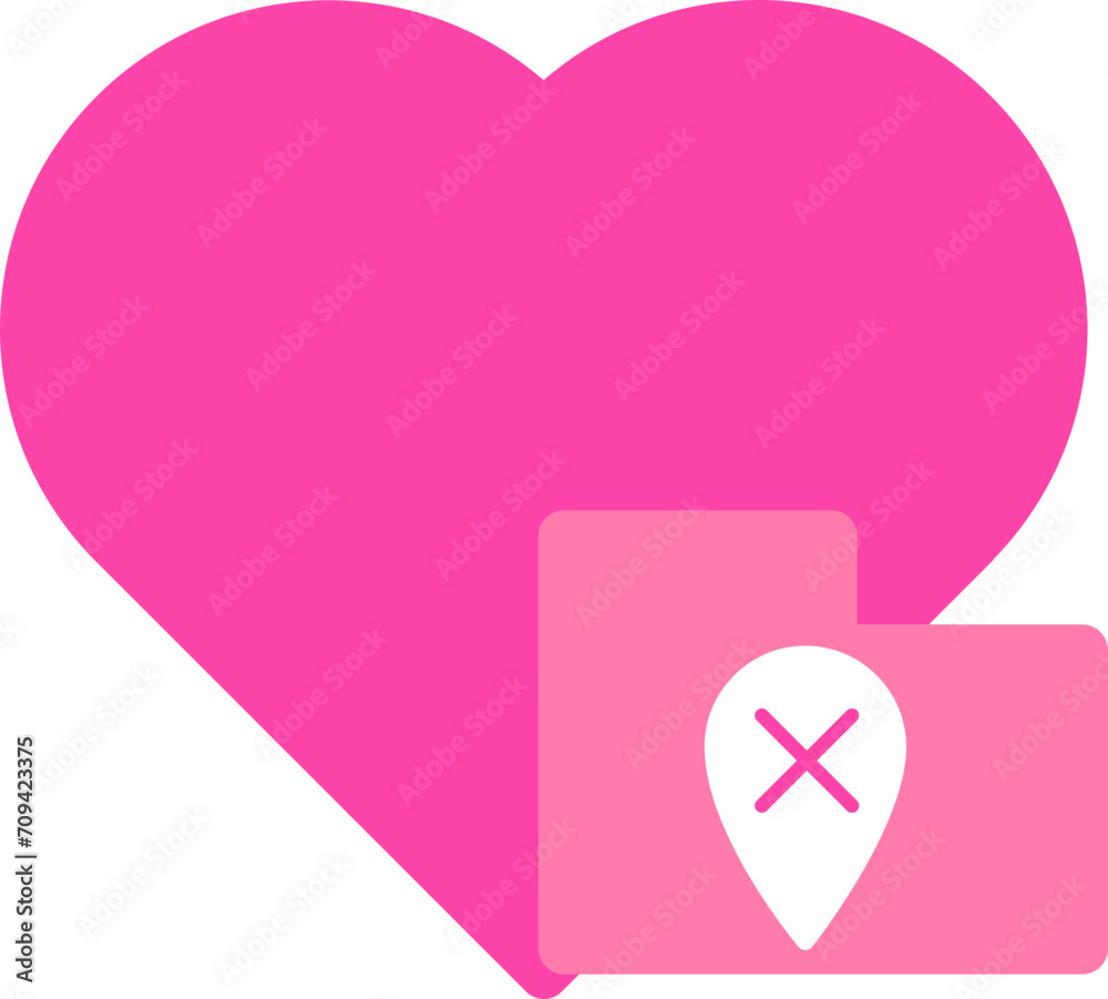 pink love icon for valentine day pink love icon for valentine day