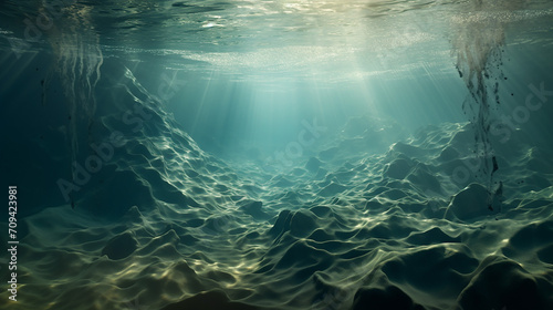 surface of sand underwater photo