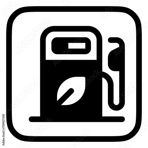 Editable bio fuel, refill, gas, station, fuel vector icon. Environment, ecology, eco-friendly. Part of a big icon set family. Perfect for web and app interfaces, presentations, infographics, etc