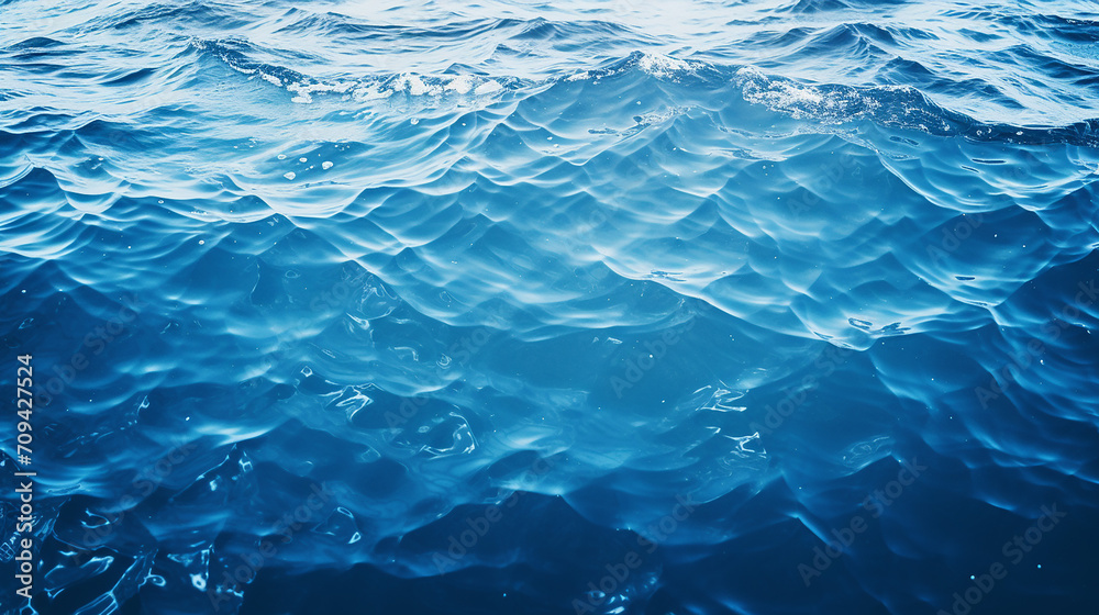 Obraz premium blue ocean water background