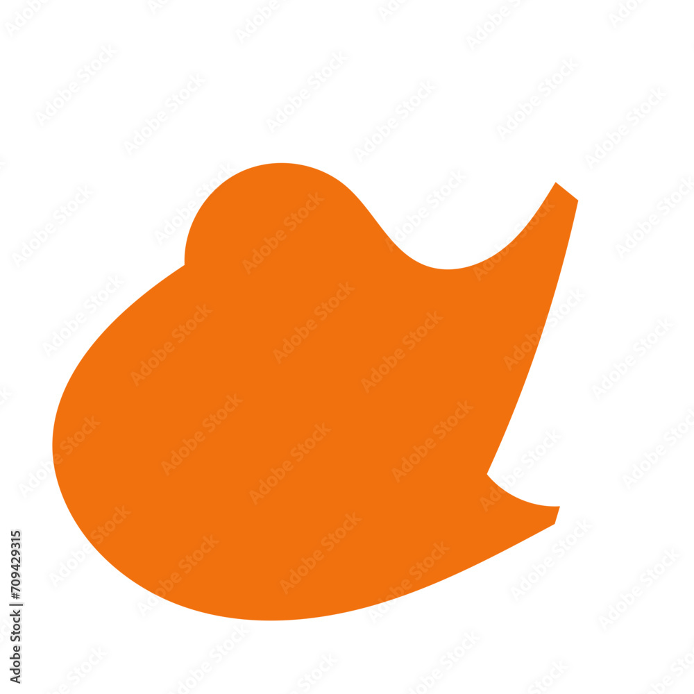 Orange abstract shapes blob vector Orange abstract shapes blob vector