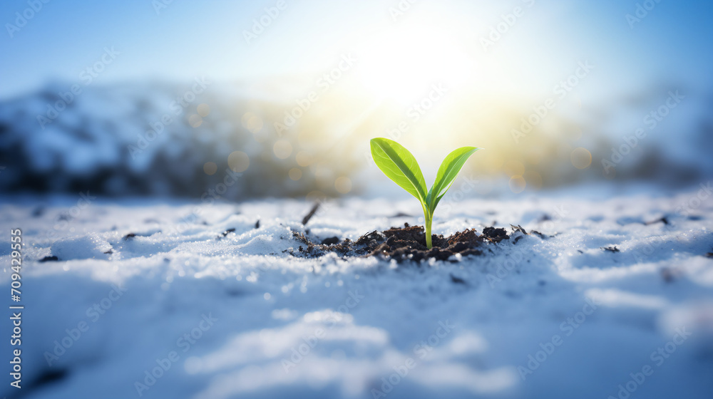 新芽, 春, 雪, 芽吹く, 植える, 伸び, 葉, 自然, 人生, 実生, スプラウト, 孤立した, 新しい, 成長, 農学, 若い, 地球, 小さい, 成長する, 種子, 土, 白、3月、新生活、土、農業、苗、田舎の、地球、光、太陽、出発、エコロジー、環境、出発、人生、太陽光、健康、環境保全、環境問題、コピースペース、余白,空白