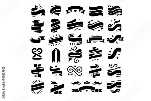 Free Ribon clipart Vector Bundle Set, Free Ribon Vector For T-shirt Design, ribon vector set, ribbon vector, ribbon clip art