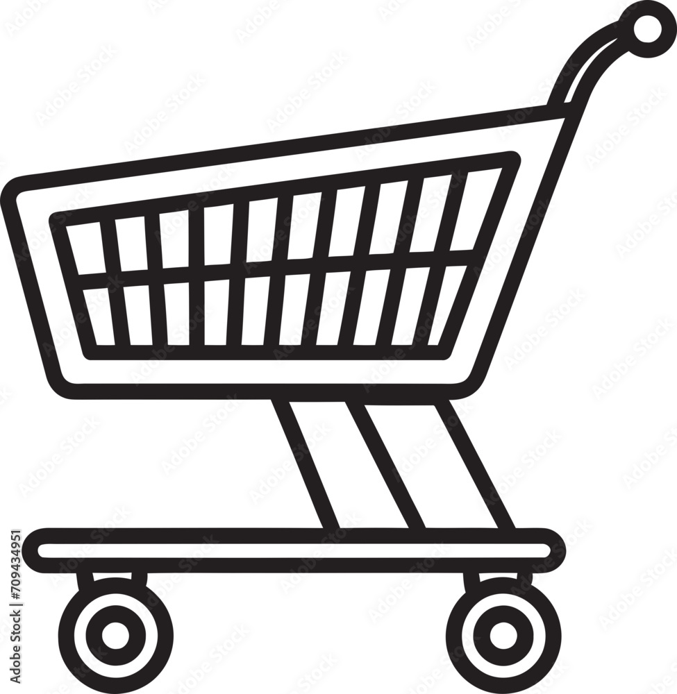 Elegance in Every Aisle Black Shopping Trolley Emblem in Vector Logo Market Melody Vector Logo Showcasing Shopping Trolley Design in Black Elegance in Every Aisle Black Shopping Trolley Emblem in Vector Logo Market Melody Vector Logo Showcasing Shopping Trolley Design in Black