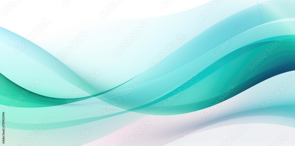 abstract blue and green waves with light background abstract blue and green waves with light background